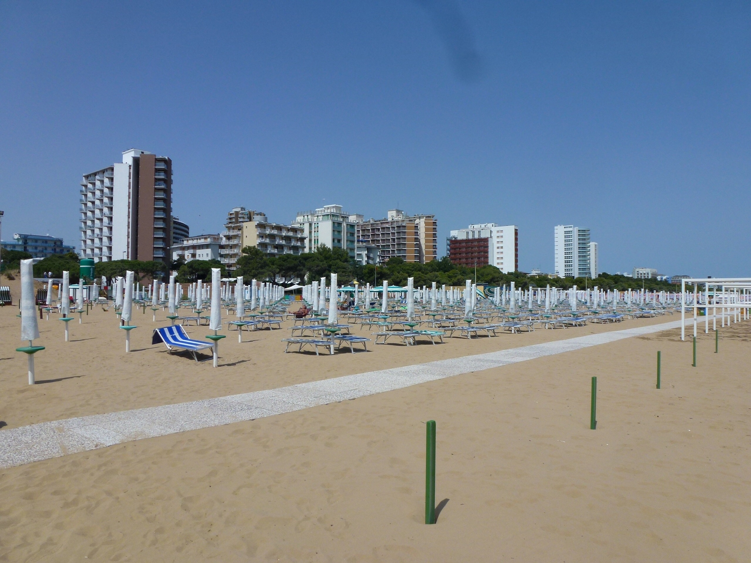 Am Strand von Lignano Sabbiadoro