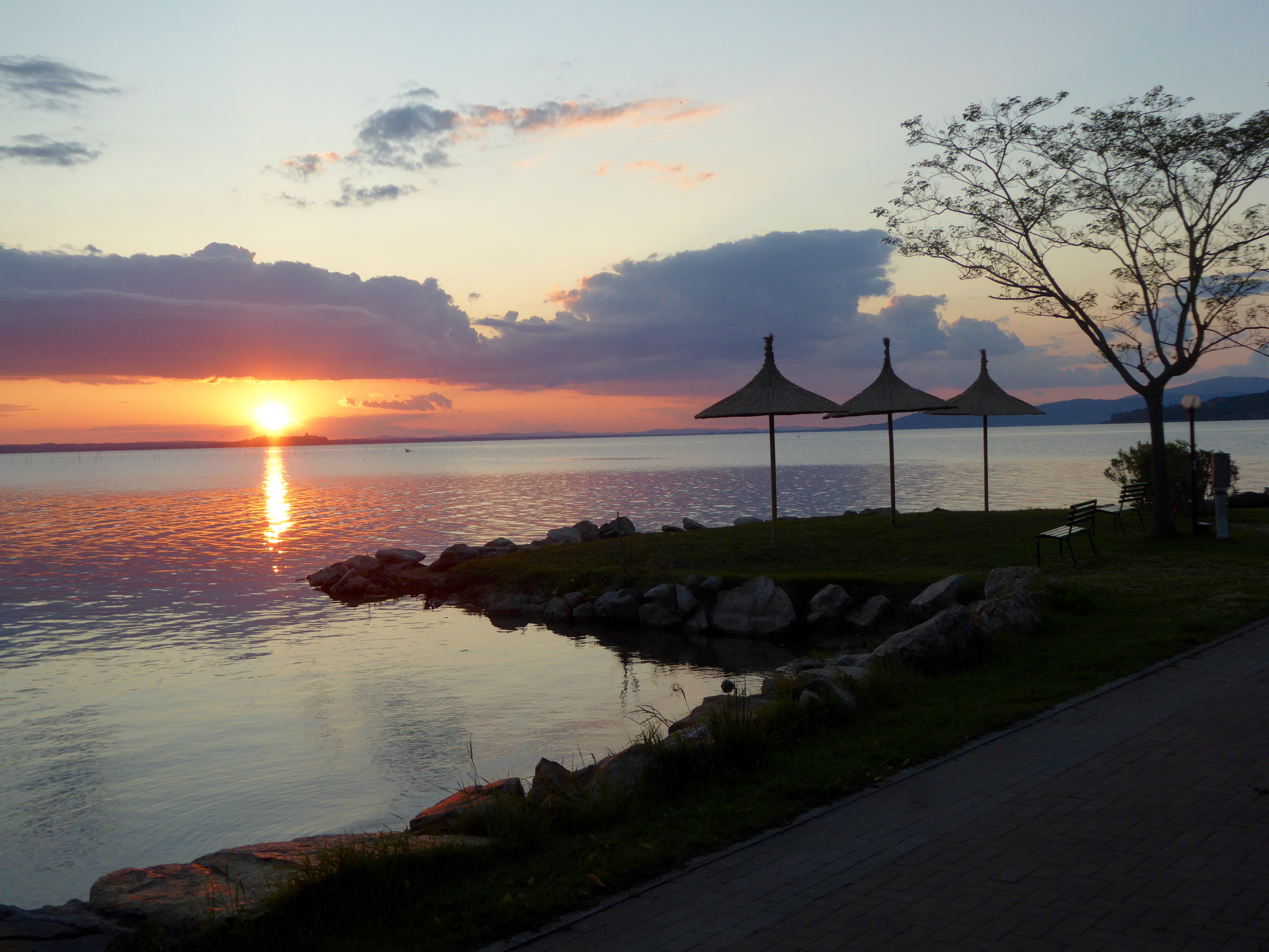 Abendstimmung am Trasimenosee